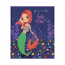 Тетрадь  48л клетка Русалки Проф-Пресс, 48-7999