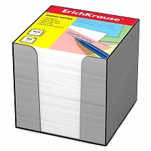 Блок для записи 9х9х9см белый в пластиковом боксе Erich Krause 4458