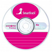 Диск DVD-RW 4.7GB 4x 50шт (цена за 1 штуку) Smart Track, ST000530
