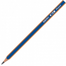 Карандаш пластиковый чернографитный HB без ластика трехгранный MAPED Navy Peps 850821