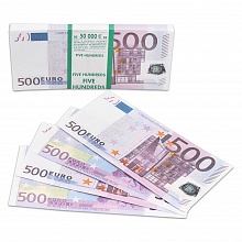 Сувенир Деньги шуточные 500 евро на европодвесе MILAND, 9-51-0008