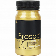 Краска акриловая 100мл №120 Золото Олимпик Brosco 2501120