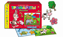 Игра развивающая Трафареты. Животные, ИН-1148