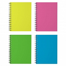 Тетрадь спираль 120л клетка ассорти Neon Erich Krause, 45176