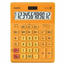 Калькулятор настольный 12 разрядов CASIO оранжевый GR-12C-RG-W-EP