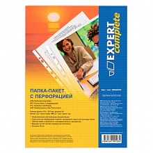 Папка-карман с перфорацией А4 30мкм глянец Expert Complete 100шт (цена за шт.) 22040101