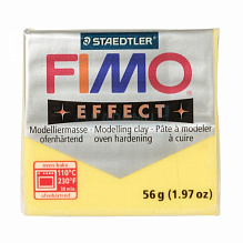 Пластика запекаемая 57г полупрозрачная желтая Staedtler Fimo Effect, 8020-104