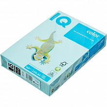 Бумага для офисной техники цветная А4 160г/м2 250л голубой класс А IQ Color, MB30