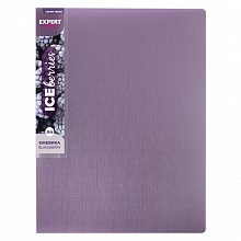 Папка на 4 кольца А4 пластик 25мм ежевика Expert Complete Trend ICEberries, EC211420072