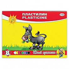 Пластилин 8цв классический со стеком Гамма Юный художник 280043