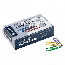 Скрепки цветные 28мм 70шт Globus, С28-70П