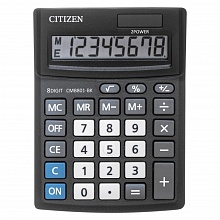 Калькулятор настольный 8 разрядов CITIZEN CMB-801-BK Businessline компактный