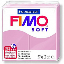 Пластика запекаемая 57г нежно-розовая Staedtler Fimo Soft, 8020-21