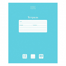 Тетрадь 12л узкая линия Незабудка Pastel Hatber, 12Т5A7_05025