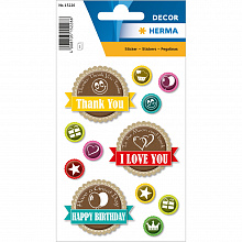 Наклейки Счастливый день HERMA DECOR 15226