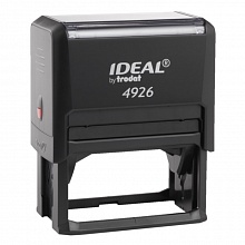 Оснастка для штампа 75х38мм синий, черный корпус Trodat Ideal 4926 P2