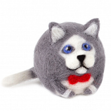 Набор для творчества Валяние Котик Котя WOOLLA WT-0116