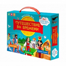 Игра-ходилка с викториной 3 в 1 Путешествие во времени ГЕОДОМ, 4607177457734