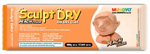 Глина 500гр персиковая Sculpt Dry MUNGYO, MGMF500