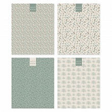 Тетрадь  48л клетка ассорти Green&Brown Pattern Полином, 3102