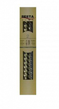 Свеча  2шт. серебро 25х2,2см спиральные Pap Star, 502646