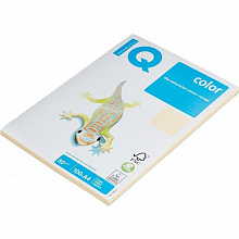 Бумага для офисной техники цветная А4 80г/м2 100л кремовый класс А IQ Color, CR20-100