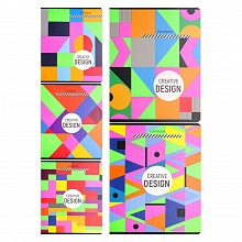 Тетрадь  48л клетка Современный креатив ассорти Проф-Пресс ТМ Collezione, 48-0864