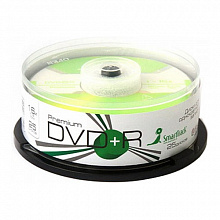 Диск DVD+R 4.7GB 16х 25шт (цена за шт) Smart Track, ST000221