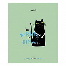 Тетрадь 96л клетка Забавный кот КТС-ПРО, С2552-54