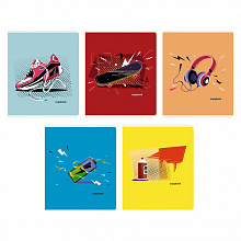 Тетрадь  48л клетка Энергичный стиль ассорти Канц-Эксмо ТКМ487400