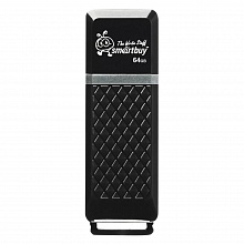 Флеш-диск 64ГБ Smartbuy Quartz series Black SB64GBQZ-K