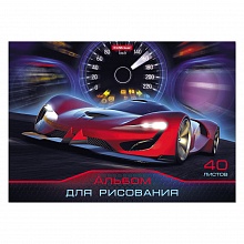 Альбом для рисования А4 40л склейка Drive Erich Krause, 53178