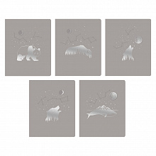 Тетрадь  48л клетка TOTAL GREY Nature ассорти Канц-Эксмо ТККФ487299