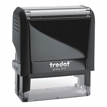 Оснастка для штампа 58х22мм синий, черный корпус Trodat Printy 4.0 4913