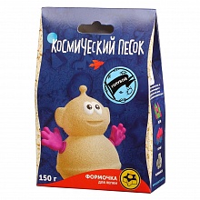 Песок кинетический 150гр голубой + формочка Космический песок ВОЛШЕБНЫЙ МИР KPZA6