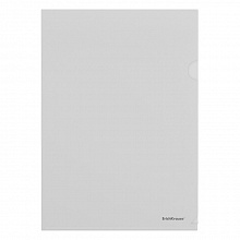 Папка-угол А4 пластик прозрачный Fizzy Clear Erich Krause, 50150