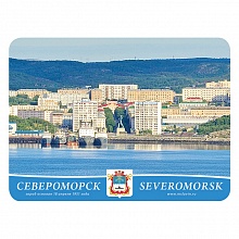 Магнит Североморск 63х85мм вид с залива МГНМО2-03