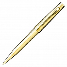 Ручка шариковая поворотный механизм 1мм черный стержень PARKER Premier DeLuxe K562 Chiselling GT M S0887960