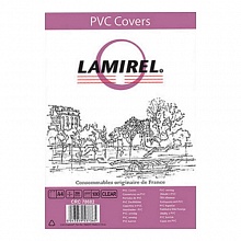 Обложка для переплета пластик А4 200мкм прозрачная/бесцветная Lamirel Transparent LA-78682