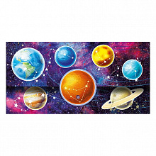 Открытка конверт для денег Космос Мир поздравлений, 076.254