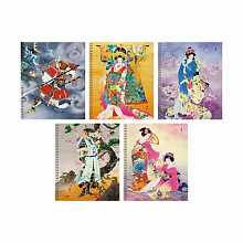 Тетрадь спираль  48л клетка Японские мотивы Канц-Эксмо, ТС2Л484220