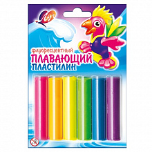 Пластилин 6цв плавающий флуоресцентный Луч 22С1431-08