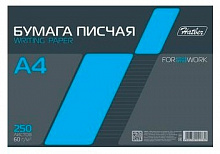 Бумага писчая А4 250л пл.60г/м2 Hatber, 250Бп4_14702