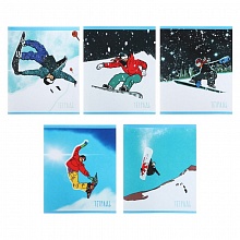 Тетрадь  48л клетка На снежном склоне Канц-Эксмо, ТК488656