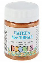 Патина масляная 50мл бронза Decola 14428963