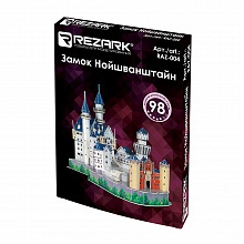 Пазл 3D REZARK Замок Нойшванштайн, 41,5х18х33,5см, RAZ-004