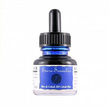 НЕ БРАТЬ! Тушь жидкая 30мл кобальт синий Sennelier Cobalt blue N134010.303