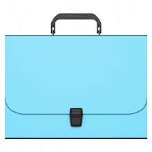 Портфель пластиковый F/C голубой Matt Pastel Erich Krause, 53306