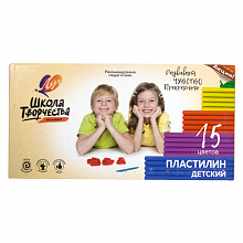 Пластилин 15цв Школа Творчества Луч 29С1764-08