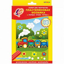Картина из пластилина Паровозик Луч 28с1650-08